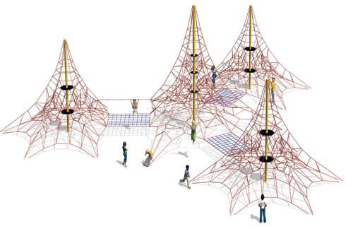 1782181 Pyramidi, Quadruple penta 7,8m/5,8m Mitat (P x L x K): 23900 x 24600 x 7800/5800 mm Ikäsuositus: + 7