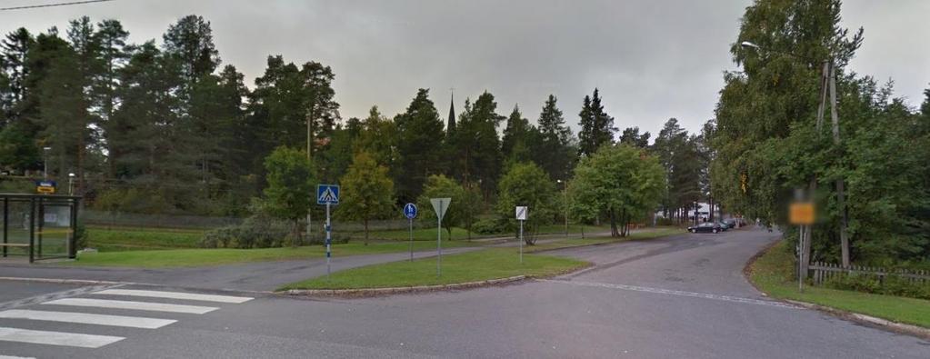 (Kuva Google Maps 2011) Kirkkorakennukset eivät näy Piriläntien ja Vihiluodonkujan