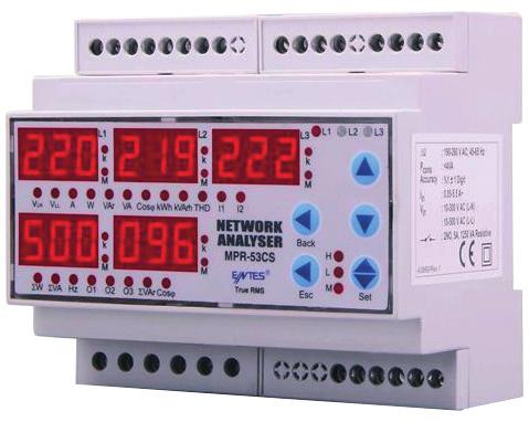 (ΣI) Nollavirta Cosφ (P), (Q) ja (S) sekä (ΣP), (ΣQ) ja (ΣS) Pätöenergiat kuorma ja generaattori (kwh)