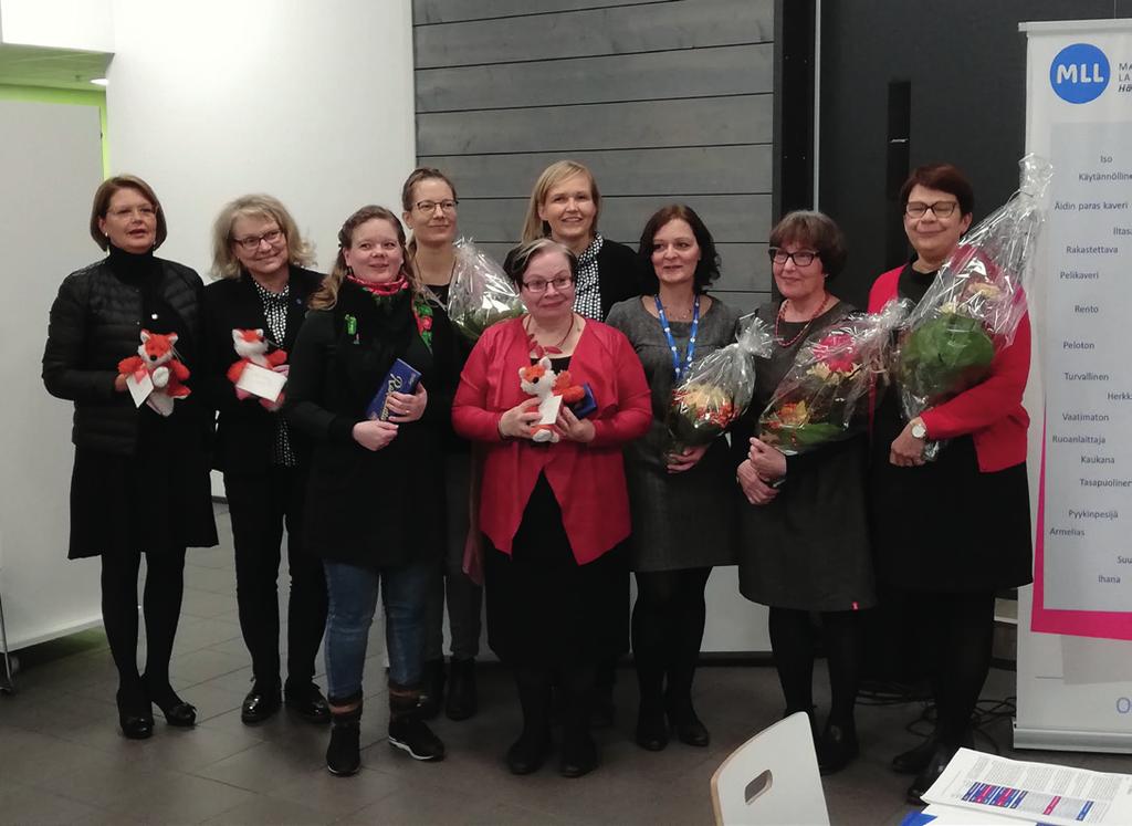 MLL:n Hämeen piirin syyskokous järjestettiin 10.11.2018 Ikaalisissa Valkean ruusun koululla.