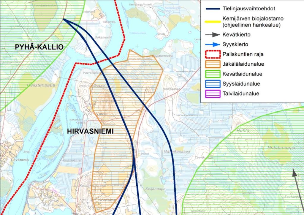 28 (34) 14.2.2019 Kuva 14. Poronhoitoon liittyvät alueet. Lähde: Paliskuntain yhdistys (2017). 10.