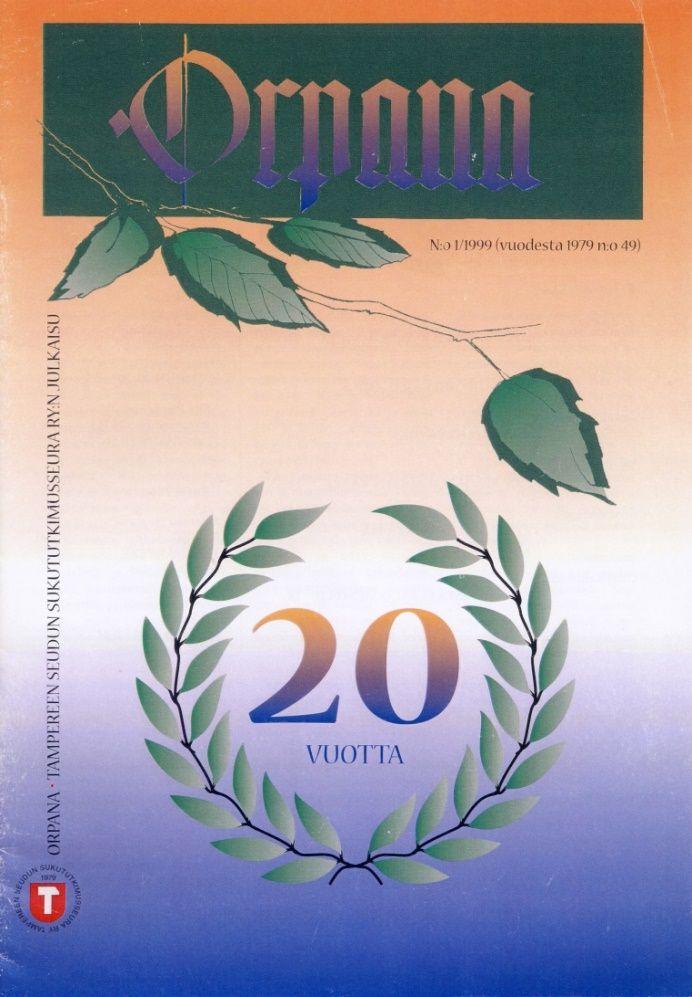 20-vuotishistoriikki juhlan kunniaksi Seura vietti 20-vuotisjuhliaan Sampolan