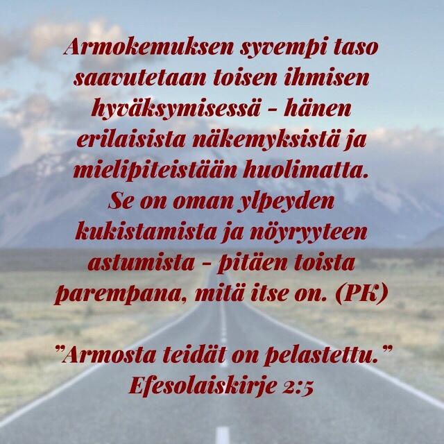 Alkusanat Armo on anteeksi antoa ja laupeutta, hyvää oloa, rauhaa. Armo on myös hyvä pohja terveelle kasvulle. Armo on ennen kaikkea lahja. Jumalan sana opettaa armon tuntemusta.