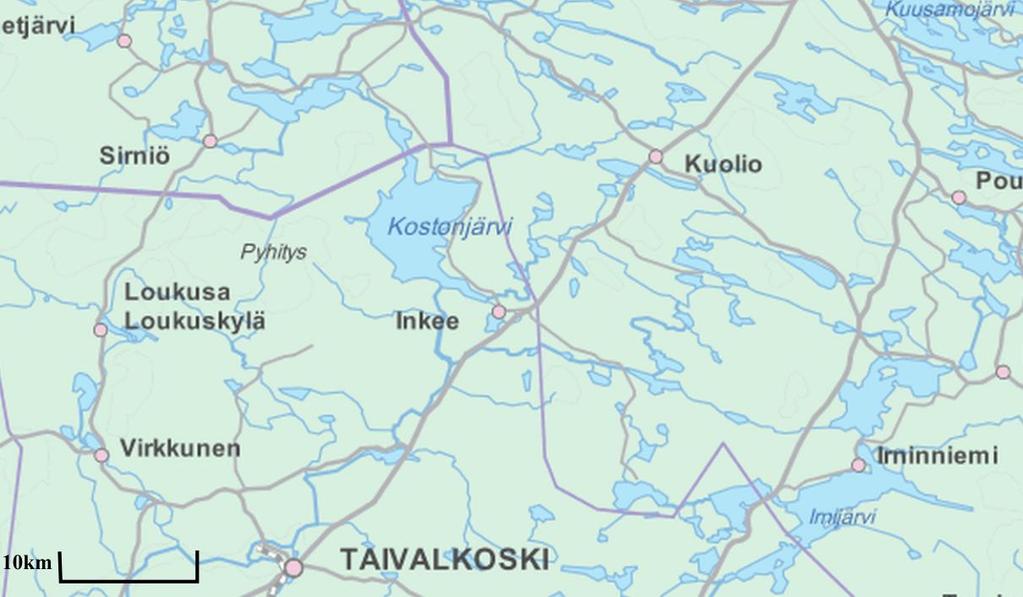 1 Puhdistamon tiedot ja lupaehdot Kuusamon energia- ja vesiosuuskunnan Rukan jätevedenpuhdistamo sijaitsee