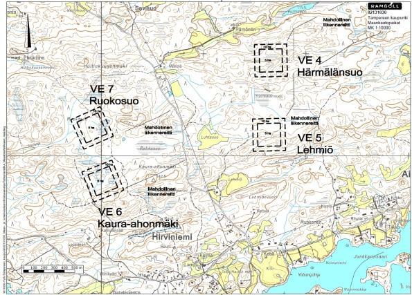 Maanvastaanottoalue VE 5 Lehmiö Kiinteistönumerot: 837-501-17-0 Omistaja: Tampereen kaupunki Liikenneyhteydet: Seututie 388 ja Aitoniementie Kaavoitus: Aitolahti Teisko yleiskaava Suunniteltu