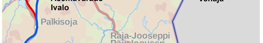 1 Ratalinja Ivalon ja Nellimin välinen ratalinjaus on vaihtoehtoinen päälinjaus Inarinjärven