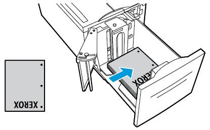 Paperit ja muu tulostusmateriaali 5. Aseta paperi alustan oikeaan reunaan. Aseta kirjepaperi tai esipainettu paperi alustalle etupuoli ylöspäin, yläreuna alustan etureunaan päin.