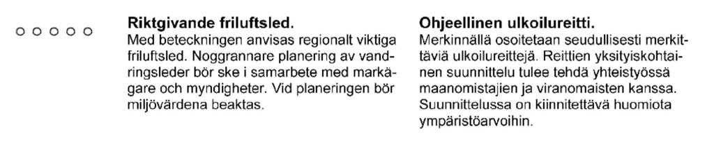 Toteutuessaan reitti yhdistää useita eri kohteita yksittäisiä osiaan laajemmaksi ja mielenkiintoisemmaksi kokonaisuudeksi hyödyttäen ja palvellen molempien kuntien asukkaita. 2.