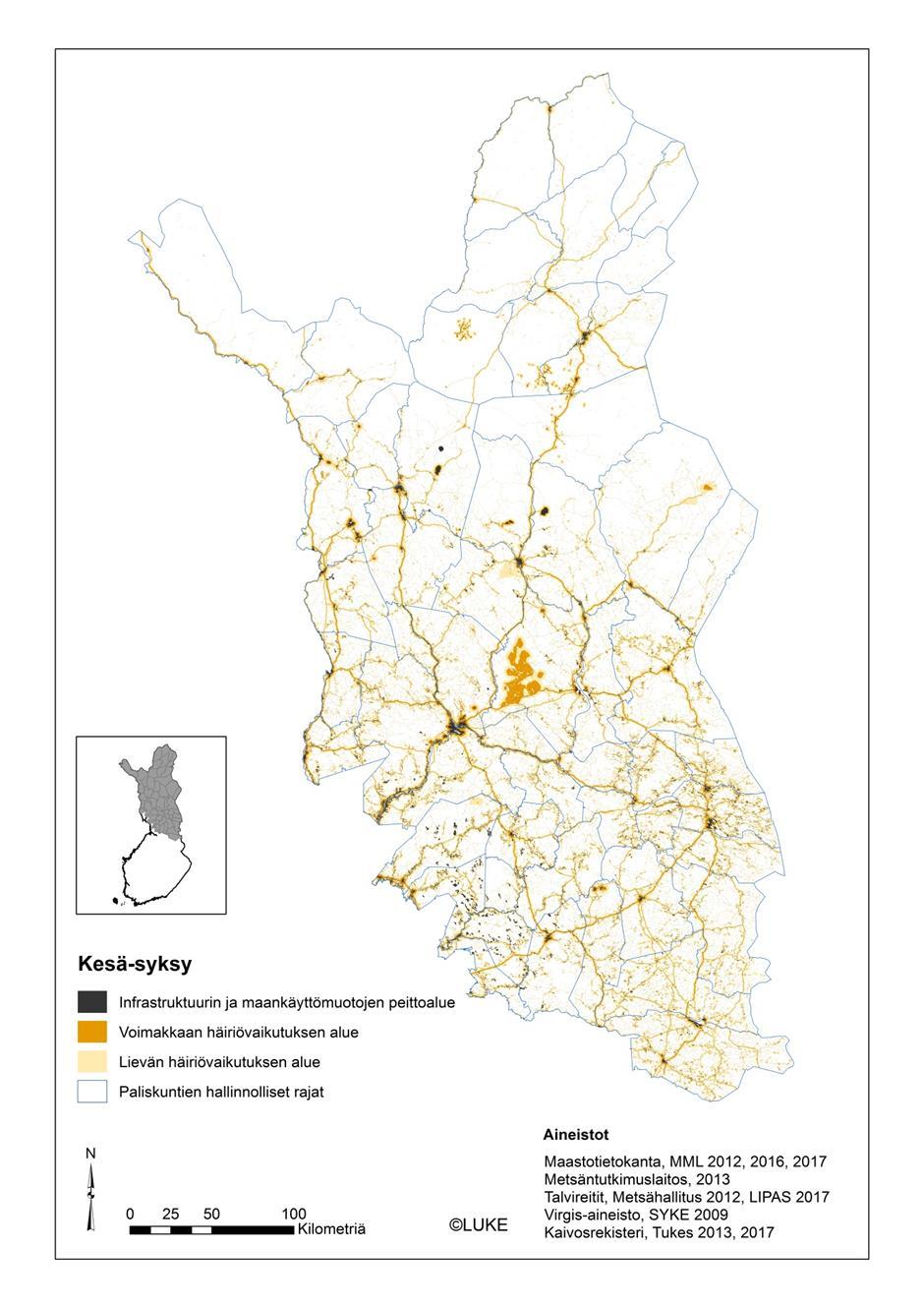 ronhoidon ja muiden paikallisten elinkeinojen, liikenteen ja asukkaiden välille (mm. Heikkinen & Sarkki 2015; Hast & Jokinen 2016; Hast 2016).