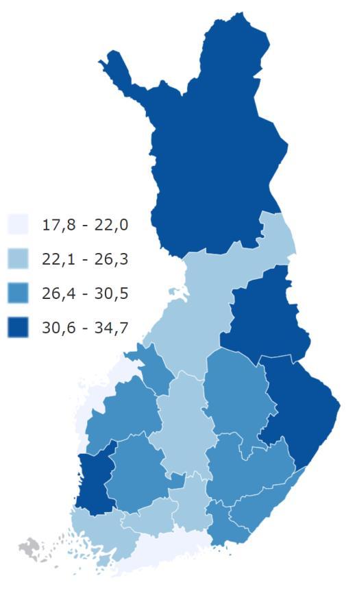 FINSOTE-TUTKIMUKSEN RAPORTOINTI Tulokset raportoidaan vertailukelpoisina indikaattoreina Perustulosten raportointi Terveytemme.