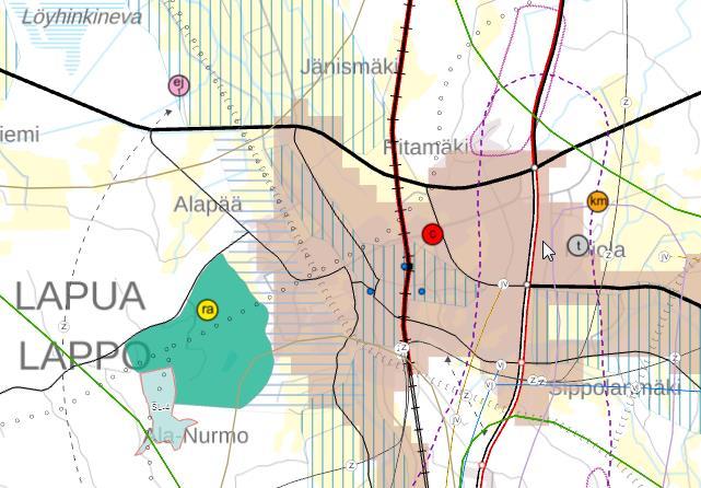 7 3.4. Suunnittelutilanne Kaava-aluetta koskevat suunnitelmat ja päätökset Maakuntakaava Etelä-Pohjanmaan maakuntakaava on ympäristöministeriön vahvistama (23.5.2005).