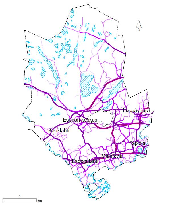 26 4 LIIKENNETURVALLINEN KAUPUNKIRAKENNE ESPOOSSA 4.