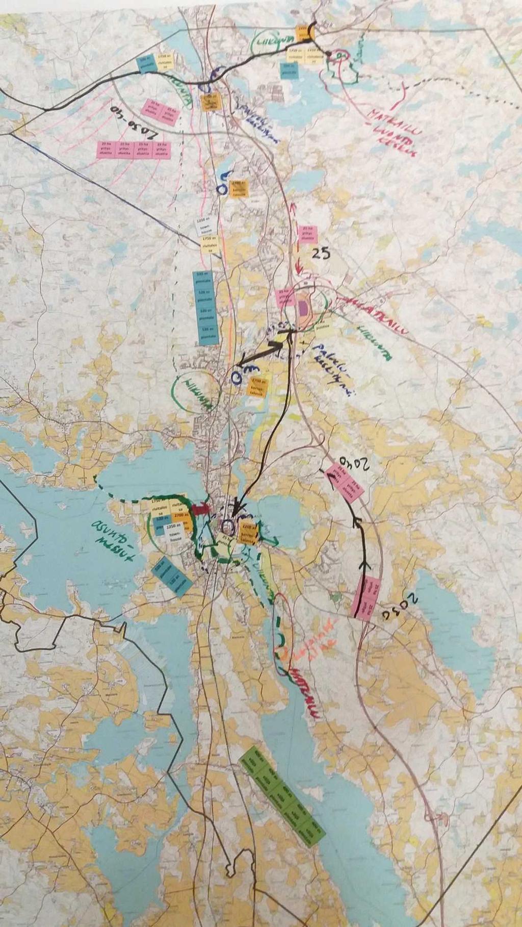 Keskustellut teemat ja toimenpiteet Paikallisjunaliikenteen kehitys Neljä lähiliikenteen asemaa Lisäraiteet Ohitustie ja rautatien oikaisu Yritysalueet Puskiaisten oikaisun varrella Toteutuuko