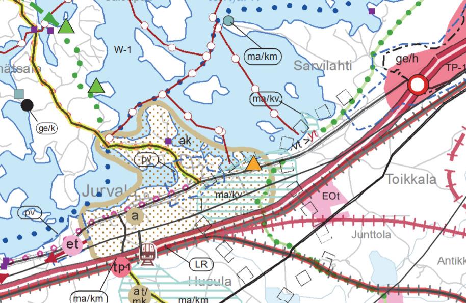 3.136 Tekninen huolto Alueen rakennukset ovat sähköistyksen piirissä. Alue kuuluu myös vesihuollon piiriin. 3.