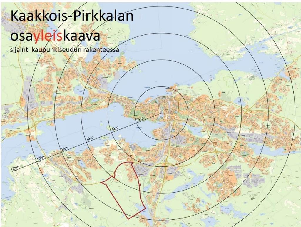 FCG SUUNNITTELU JA TEKNIIKKA OY Raportti 1 (39) Kaakkois-Pirkkalan osayleiskaavan liikenneselvitys 1 Johdanto 1.