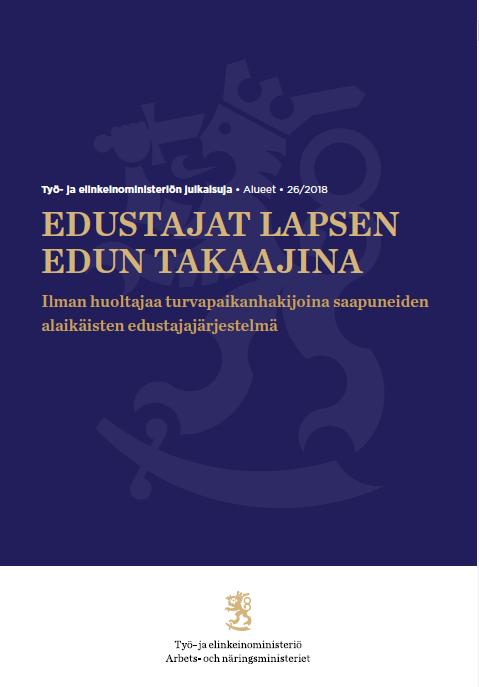 Edustajajärjestelmän kehittäminen selvitys koulutukset rekisteri Lapselle informoiminen edustajan tehtävistä (ONE