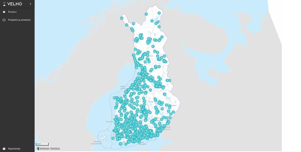 Käyttöliittymäkuvia Tietoja voi muokata Ytimessä aineistojen hallinta: