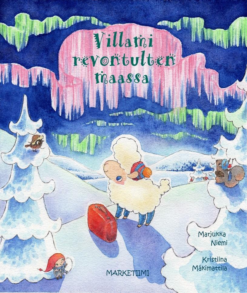 Marjukka Niemi hahmottaa maailmaa sanojen avulla, Kristiina Mäkimattila kuvittaa sanoja siveltimen avulla.