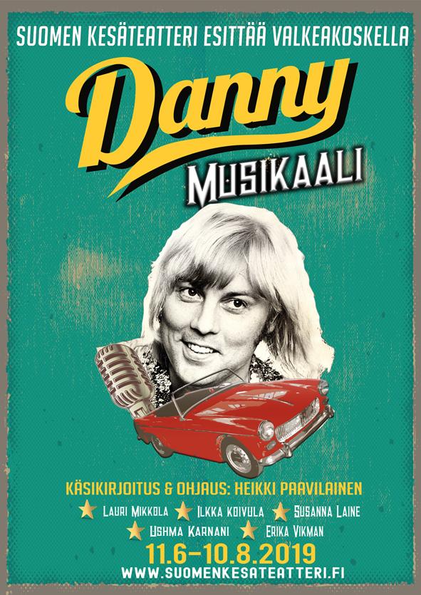 KESÄRETKI LAUANTAINA 13.7.2019 Danny-musikaali Valkeakoskella 13. heinäkuuta!