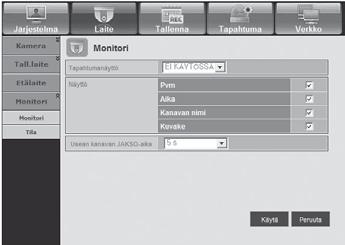 Monitori Monitori Voit määrittää
