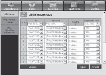 WEB VIEWER Tallennusvaihtoehto Voit asettaa Levyn lopputilan.