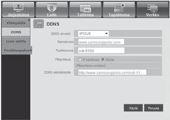 IP-osoitteen tarkistamiseen. Yhteys Voit asettaa verkkoyhteysreitin.
