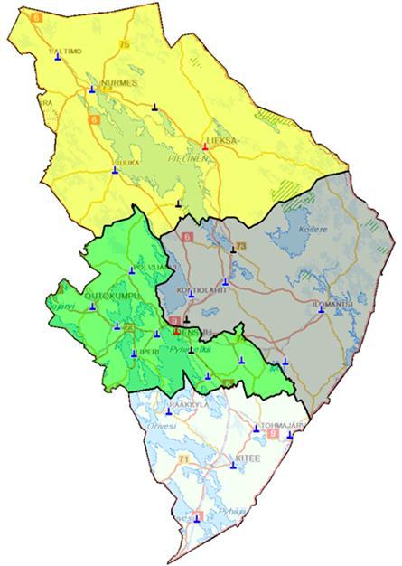 Pohjois-Karjalan pelastuslaitos Henkilöstö: 270 päätoimista 485 osa-aikaista 26 paloasemaa Pelastustoiminta, ensihoito,