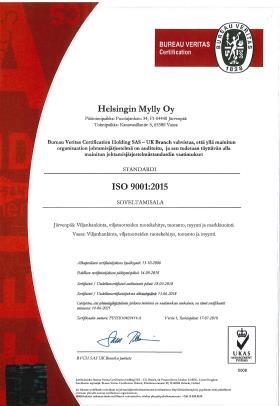 products FSSC 22000, ISO 9001:2015 Organic, halal, kosher