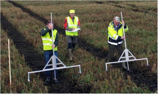 48 Figure 23. Rut depth measurement on the straight rutting test tracks.