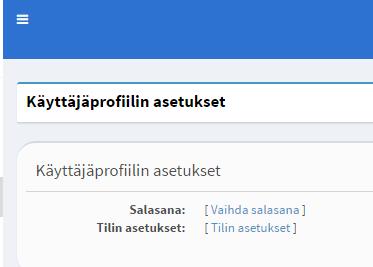 2 Profiili Tämä toiminto sijaitsee koontinäytön oikeassa yläkulmassa ja sen kautta voit vaihtaa käyttäjätunnuksen tai salasanan, muokata käyttäjäprofiilia tai kirjautua ulos Eversense DMS -ohjelmasta.