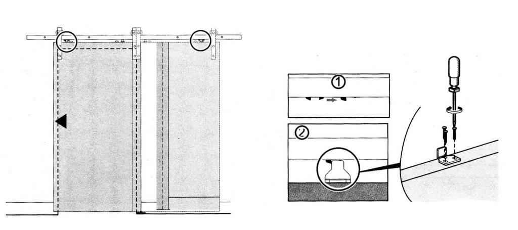 3. Alaohjurin asentaminen Paketissa on kolme erilaista alaohjuri-vaihtoehtoa. Kaksi lattiakiinnitteistä ja yksi seinäkiinnitteinen.