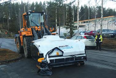 TROMBIA SOVELTUU MONIPUOLISIIN KÄYTTÖKOHTEISIIN Teiden ja katujen puhdistus Teollisuusalueet, energialaitokset,