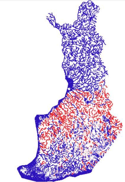 Kemiallisen tilan luokittelu Ekologinen tila EU-tasolla valittujen aineiden (45 kpl)