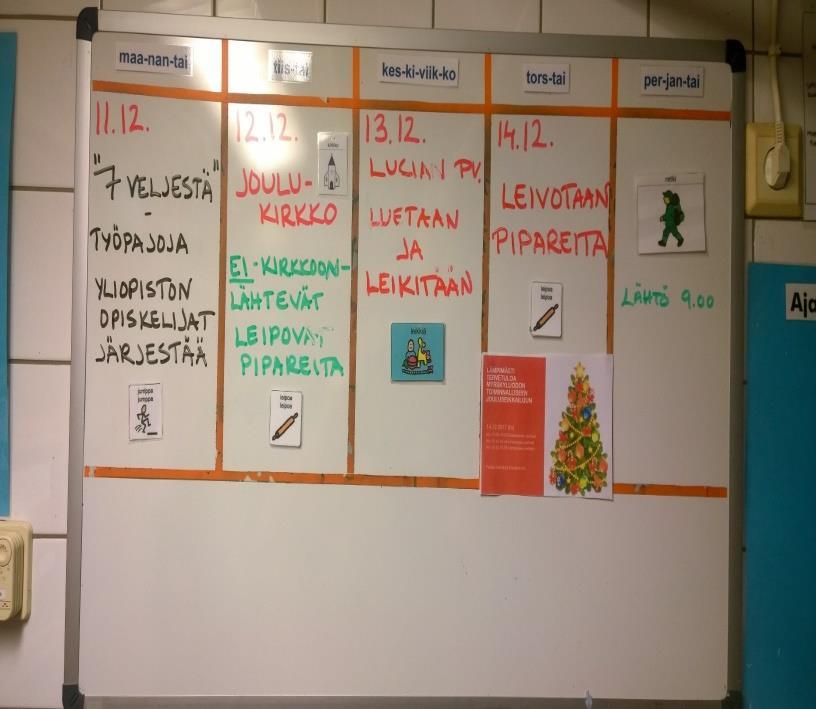 Viestintä Vaikka päivittäiset keskustelut haku-ja