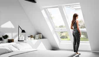 VELUX suosittelee, että 10-20% lattiapinta-alasta tulisi olla kattoikkunoita.
