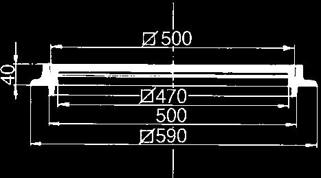 kannelle C250 33 228 86 VH44 SH50 C022 40 mm/kehys 500x500 mm kannelle