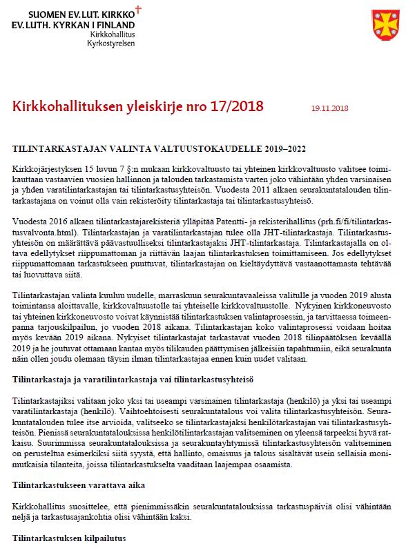 TERVOLAN SEURAKUNTA PÖYTÄKIRJA 1/2019 36 20