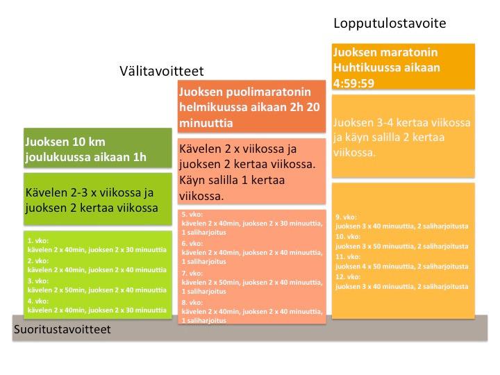 5. Lopputulos, suoritus ja suoritusprosessi. Kun tiedät tarkalleen mitä haluat, voit konkreettisesti suunnitella niitä tekoja, jotka askel askeleelta kuljettavat sinut päätavoitteesi luokse.