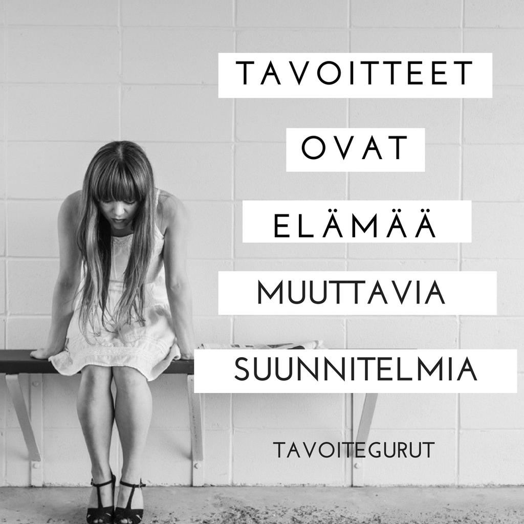 Tavoitteet ovat aluksi toivetiloja tulevaisuudesta.