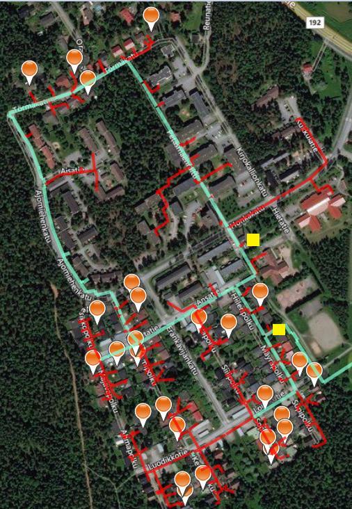 72 Kuva 35 Petäsmäen asuinalueen haasteellisimmat asiakkaat.
