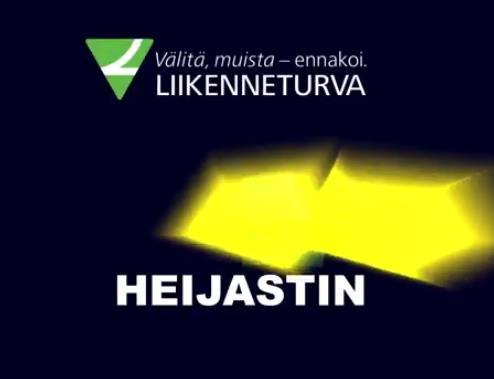 Heijastin auttaa näkymään liikenteessä ja esimerkiksi autoilijaa näkemään hämärässä kulkevan kävelijän.