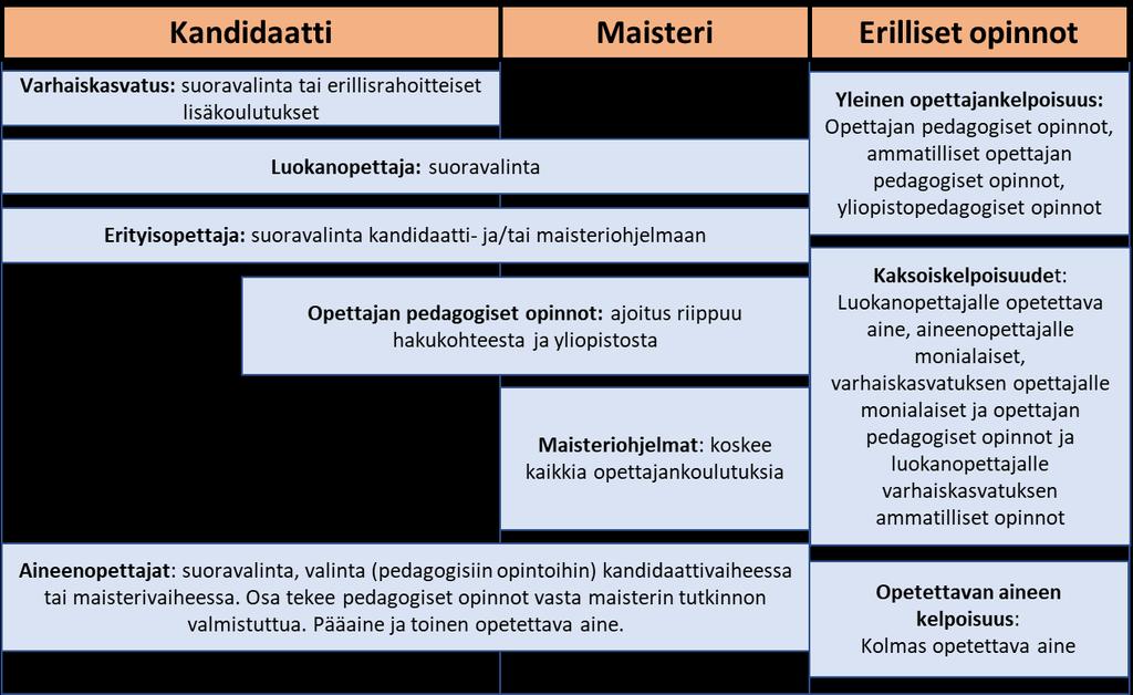Mistä tunnistaa opettajaksi opiskelevan?