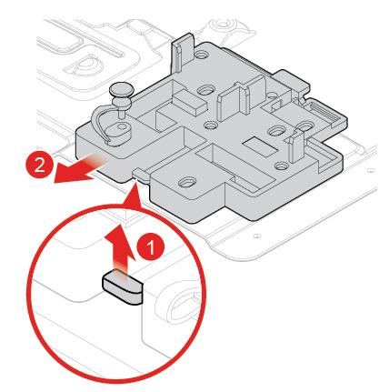 Kuva 74. Pysäyttimen asetus 6. Käännä asemapaikkakehikkoa alaspäin ja asenna irrotetut osat takaisin paikalleen.