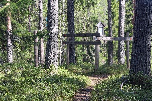 osoittavat Pölkkylampi 2, Tetrijärven kierto 9 sekä