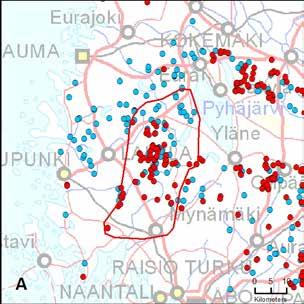 6. Kaivolan reviiri (VarsinaisSuomi Satakunta) Yksilömääräarvio: 6 8 1.8. 31.12. 36 kpl 31 kpl, 39 yks. 1.1.2019 27.2.2019 29 kpl 34 kpl, 36 yks.