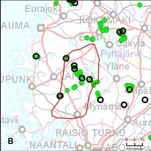 kahdeksasta eri susiyksilöstä. Etsintäreittejä: 9 km Jäljitysreittejä: 2 kpl (7,5 km), joista kaksi yli 3 km.