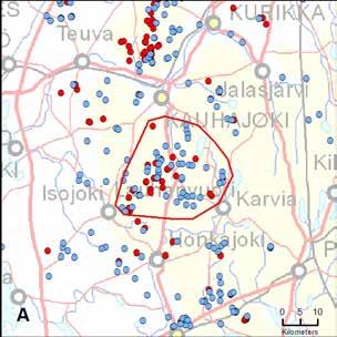 16. Lauhanvuoren reviiri (PohjanmaaSatakunta) Yksilömääräarvio: 3 5 25.8. 31.12. 21 kpl 4 kpl, 34 yks. 1.1.2019 22.