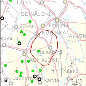 Onnistuneet määritykset: 1 kpl, uros susi, joka tavattiin myöhemmin Somerniemen reviirillä.