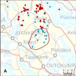 42. Halivaaran reviiri (PohjoisSavo PohjoisKarjala) Yksilömääräarvio: 2 24.8. 31.12. 11 kpl 1.1.2019 28.2.2019 6 kpl Alueen koko 510 km 2 Kyllä DNA näytteet Kerätyt näytteet: 11 kpl Onnistuneet