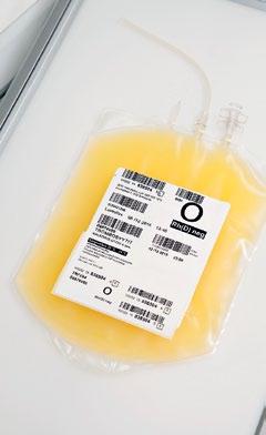 Vuonna 2018 verivalmisteiden toimitusvarmuus pysyi edellisvuosien tapaan erinomaisena ja luovutettu veri hyödynnettiin tehokkaasti val mistuksessa.